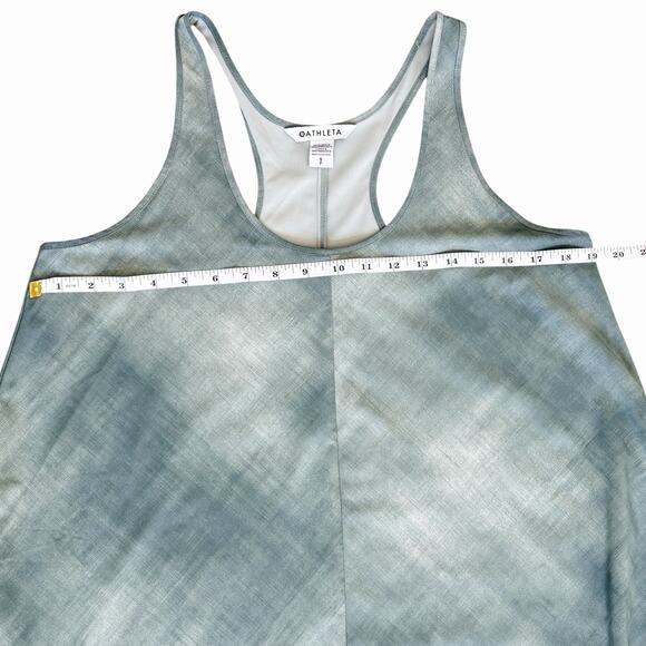 Athleta Presidio Hi-Low Athletic MIDI Dress Small Denali Green Pockets Stretch - Picture 8 of 10